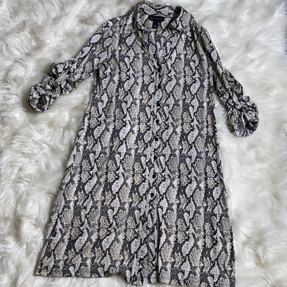 I-N-C international animal print dress size M